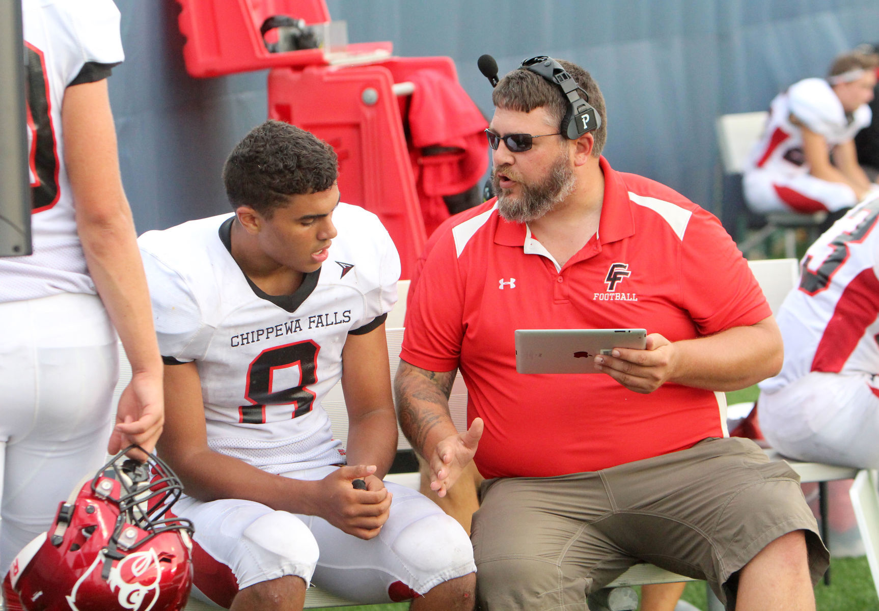 Chi-Hi football at Menomonie 8-31-18
